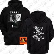 Moletom Blusa de Frio Veigh É Preciso Passar Pela Escuridão Pra Apreciar o Nascer Do Sol Streetwear