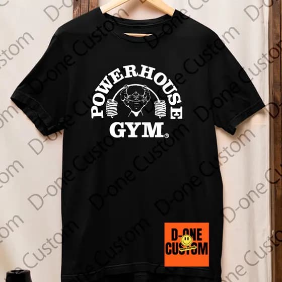 Camisa Camiseta Gym Power House Academia Camisa Treino Confortável Estampado Fitness