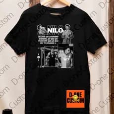 Camisa Camiseta Nilo Frente Cantor Nacional Funk Musica Estampada Fui Mlk Com Mc Paiva