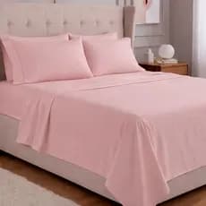 Jogo de Cama COMPLETO 400 fios Percal Flex Toque Macio e Suave