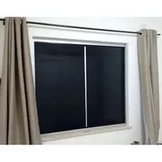 Adesivo Preto Blackout - Bloqueio Total de Luz Solar para Porta e Janela 6m x 45cm