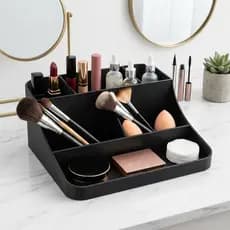 Porta Objetos de Mesa com 6 Divisórias Organizador Multiuso Completo