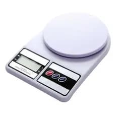 Balança Digital De Cozinha Confeitaria De Precisão Até 10kg Cor Branco