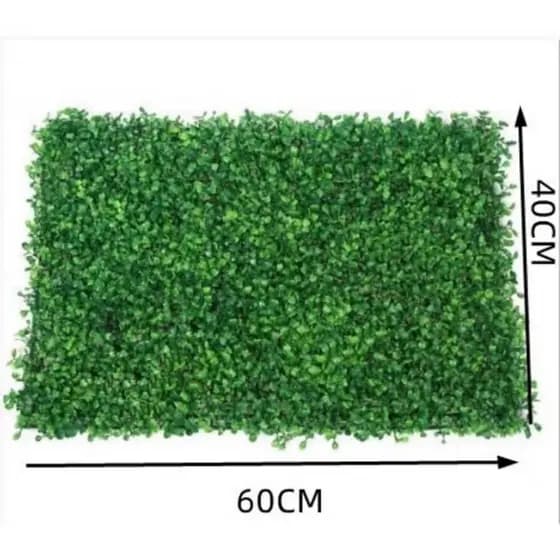 Placa grama buchinho 40x60cm artificial parede verde muro verde