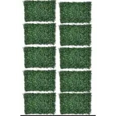 Kit 10 Placas Grama Buchinho 60x40cm Ideal Para Muro Ingles