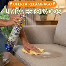 Limpa Estofados Espuma Spray Para Limpeza 300ml Limpeza a Seco Limpa Facil