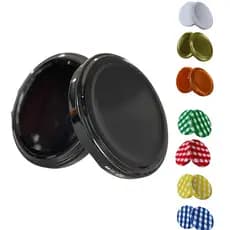 Kit c/25 Tampas Metálicas 58mm