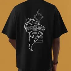 Camiseta Grêmio FBPA Gremista Imortal Torcedor Time Futebol Cores 100% Algodão