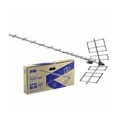 Antena Externa Yagi Digital Amplicada Canais Abertos Uhf Proeletronic