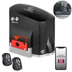 Motor de Portão Wi-fi 127V Garen KDZ Fit Connect 1/3 Base Alumínio até 600kg com ou sem cremalheiras