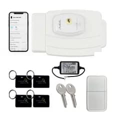 FECHADURA  AGL ULTRA MAGIC CARD BRANCA MIFARE 13,56 MHz - 42MM CH.SIMP (MODELO NOVO)