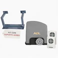 Kit Motor Wi-fi p/ Portão Deslizante Izzy 300kg  com base aerea - 127V ou 220V com ou sem cremalheiras