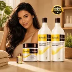 Kit Completo Karssellé – Shampoo + Condicionador 1L + Máscara 500ml + Óleo Mini 7ml