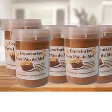 MIX  ESPECIARIAS PARA PÃO DE MEL - POTE COM 50 GRAMAS AROMA QUE DEIXA SUA MASSA SHOW.
