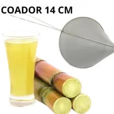 COADOR CÔNICO 14 CM PENEIRA -PERFEITO PARA COAR IMPUREZAS DE ÓLEO - CALDO DE CANA - CHA E OUTROS.