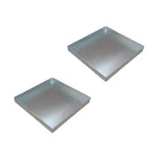 2 FORMAS DE BROWNIE 35X35X3 - KIT COM 2 FORMAS EM ALUMÍNIO RESISTENTE