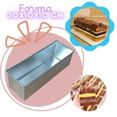 FORMA SLICE CAKE - FATIAS PERFEITAS - 30X10X10 CM - RESISITENTE