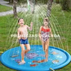 Piscina Chafariz Inflável De Água Para Crianças Possui 1m de diâmetro Diversão Com Segurança DKL