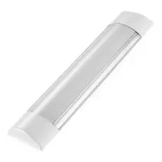 Kit 5 Luminária Linear LED Slim Sobrepor 30cm 10W Branco Frio Bivolt 110-265V