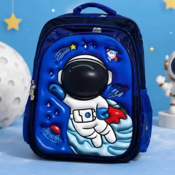 Mochila Escolar 3D Infantil – Conforto, Espaço e Estilo para o Dia a Dia! ✨