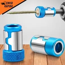 Kit 3 Anéis Bits Magnéticos para Parafusadeira 1/4" – Super Ímã Limitador de Profundidade