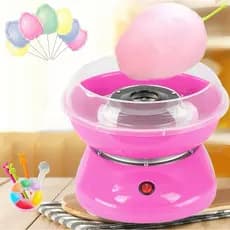 Máquina De Algodão Doce Portátil  – Mini, Colorida e Perfeita para Festas (220V)"