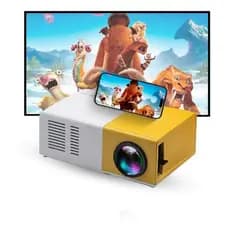 Mini Projetor Portátil Curta Distancia Led 1080p 600 Lúmens Hdmi YG300 envio imediato
