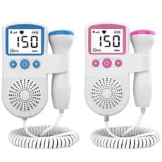 Monitor de frequência cardíaca display gravidez para bebês detector ouvir som bebê