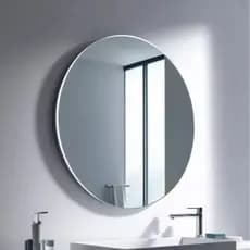 Espelho Parede Decorativo Redondo 40cm Lapidado - Inclui Kit Instalação