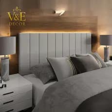 Kit Cabeceiras de Cama Box Estofada 60x20 Modulada - Envio Imediato - Luxo Cama Queen King