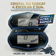 Película Protetora Painel Yamaha Fazer 250 Fz25 2020 até 2024 de TPU HIDROGEL