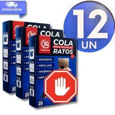 Kit 12/10/8/4 Adesivo Cola Para Pragas Insetos Super Forte Aranha Escorpião