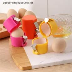 # yuece Separador De Casca De Ovo Portátil Abridor Ferramentas De Cozimento De Cozinha Ferramenta De Rachaduras Para Dom