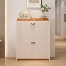 Sapateira 2 Gavetas Basculante Portas Hall Entrada 12 Pares Calçado Quarto Closet Luxo Organizadora
