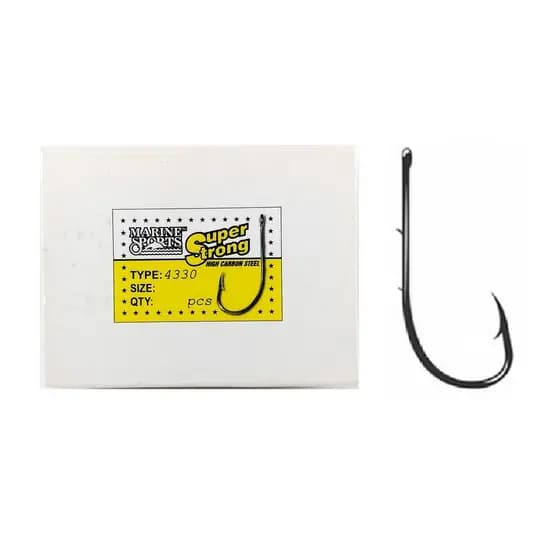 Anzol Marine Sports Super Strong 4330 - 2/0 Caixa 100un