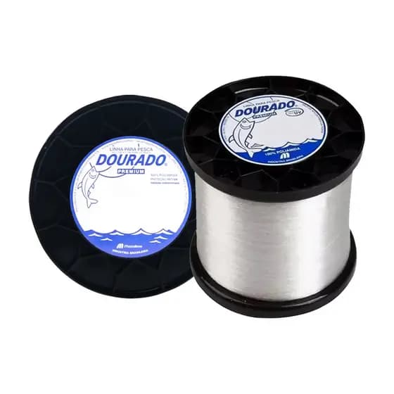 Linha Para Rede Pesca Monofilamento Mazzaferro Dourado 250 Gramas