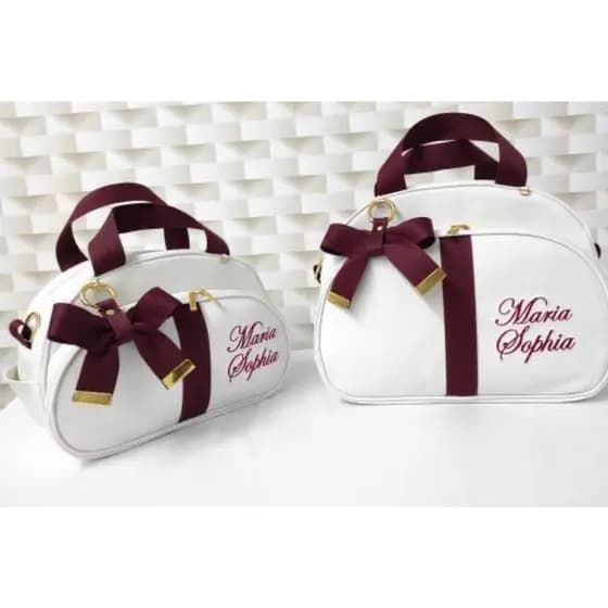 kit bolsas maternidade bolsa g + bolsa m .