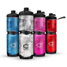 Garrafa Squeeze Caramanhola Térmica Cratos Tampa Automática 710ml Bike e Esportes