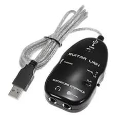 Adaptador Interface de Áudio Guitar Link Usb X P10 Interface de Áudio para Guitarra - Ligue Sua Guitarra No Computador