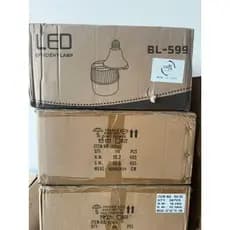 Caixa Fechada Com 50und de lâmpada de emergência Recarregável Luminária Bivolt 50 watts 10hora ligada após falta energia