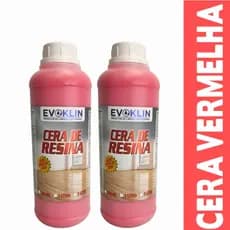 KIT 2 CERA DE PISO VERMELHO 1L