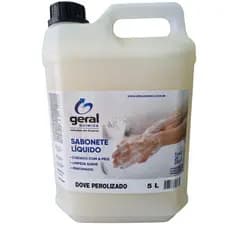 Sabonete Perolizado Dove 5 Litros Hidratação Profunda Perfume Suave Uso Profissional E Refil