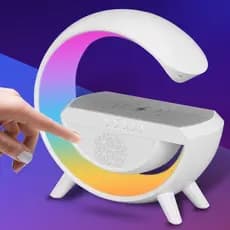 3 em 1 G Speaker Smart Station, Luminária e Caixa De Som E Carregador Su