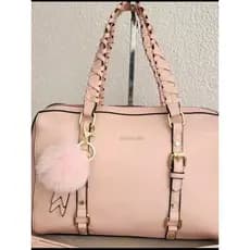 Bolsa baou Feminina Transversal Grande Espaçosa Pompom Bolsa Feminina Media Tiracolo