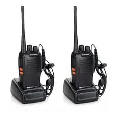 Kit 2 Radios Walk Talk Baofeng 777s Comunicador 16 Canais