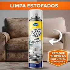 Espuma Spray Limpa Estofados Spray Zip 300ml My Place Limpeza a Seco Carro Sofá Tapete Colchão Almofada Remove Sujeira