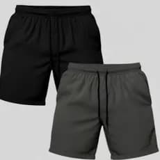 KIT 2 Bermuda Shorts Tactel com Elastano Academia Corrida