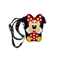 Bolsa De Silicone Infantil Mickey Minnie alça Resistente