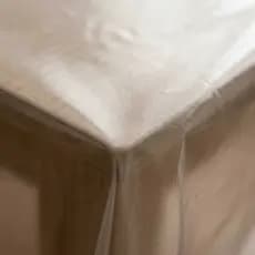 Toalha de Mesa Cristal Plástica Térmica Transparente Quadrada Para 2, 4, 6, 8 e 10 Lugares