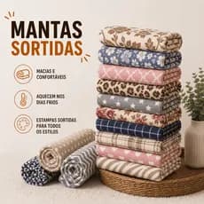 Manta Soft Casal Cobertor Macio Inverno Toque Aveludado Isis Decoração Estampado ou Lisa